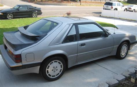 Silver 1984 SVO Ford Mustang Hatchback - MustangAttitude.com Photo Detail