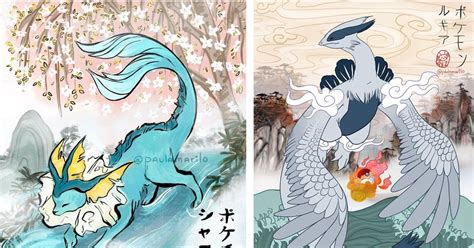 This Artist Reimagines Pokémon In The Style Of Traditional Japanese Art