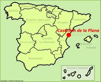 Castellón de la Plana Map | Spain | Detailed Maps of Castellón de la ...