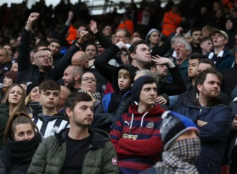 Newcastle United fans at Southampton - picture special as Magpies supporters making long trip ...