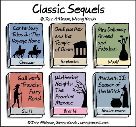 Classic Sequels | Literature humor, English humor, Literary humor