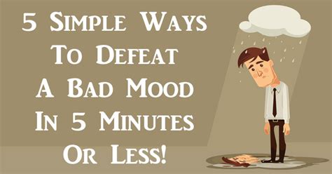 5 Simple Ways To Defeat A Bad Mood In 5 Minutes! - David Avocado Wolfe