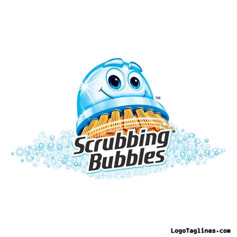 Scrubbing Bubbles Logo and Tagline - Slogan - Owner