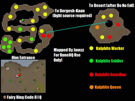 Kalphite Hive Map - RuneScape Guide - RuneHQ