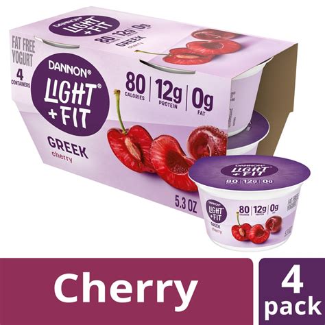 Dannon Light And Fit Greek Yogurt Cherry Nutrition Facts | Blog Dandk