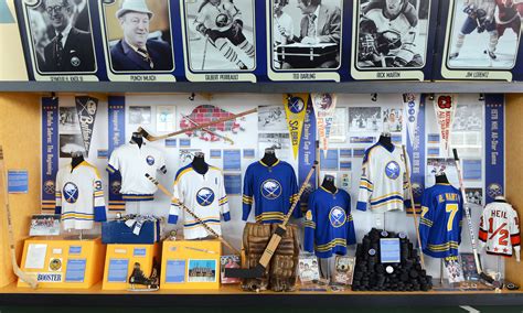 Hockey Exhibit, Buffalo Sabres 40 Years, memorabilia and artifacts