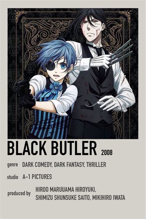 Black Butler Poster | Anime shows, Anime printables, Anime reccomendations