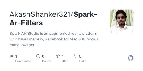 GitHub - AkashShanker321/Spark-Ar-Filters: Spark AR Studio is an ...