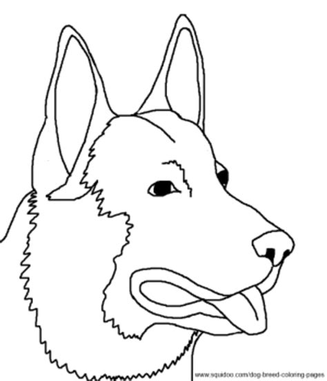 27+ Realistic German Shepherd Coloring Pages