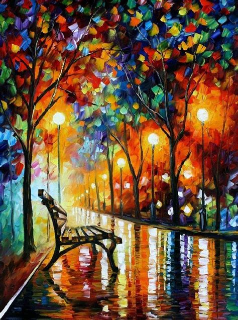 Autumn Abstract Painting colorful art abstract autumn fall painting | Painting - Malerei ...