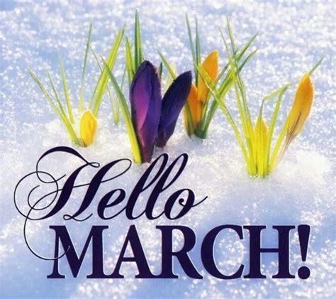 Pin by Debbie Pinterest on Greet the Day in 2020 | Hello march quotes, Hello march, March month