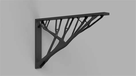 Generative Design Shelf Bracket by PILED | Download free STL model | Printables.com