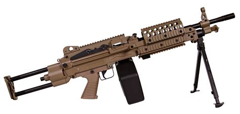 Machine Gun FN Herstal Minimi MK46 (MK 46) Full Metal Dark Earth A&K..