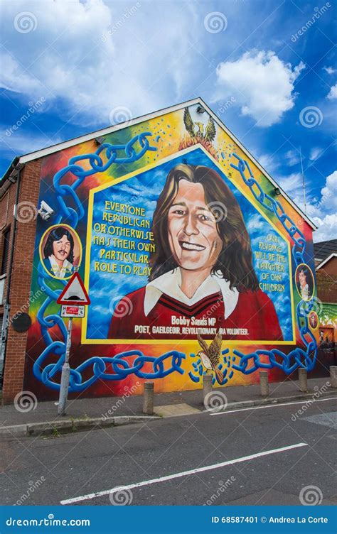 Bobby Sands Mural Editorial Photo | CartoonDealer.com #68587401