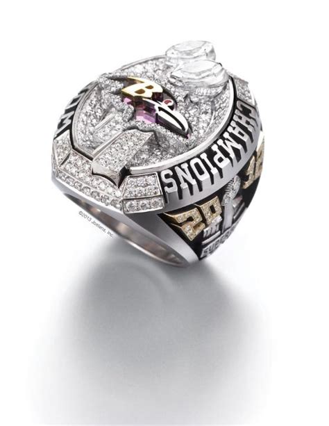 HD Photos Highlight Ravens Super Bowl Ring Design | Super bowl rings, Ring designs, Sports jewelry