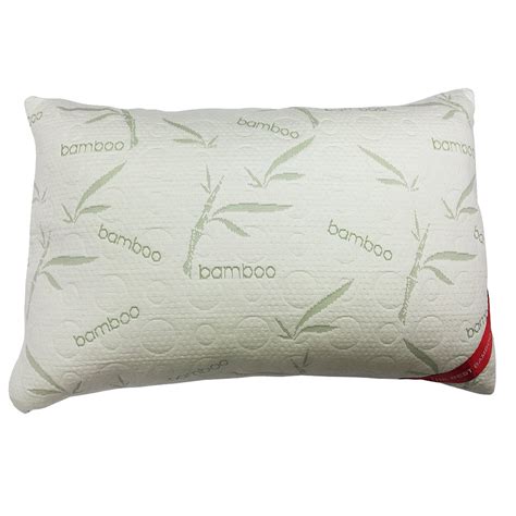 Shredded Memory Foam Pillow Micro-Vented Bamboo Cover -FIRM - The ...