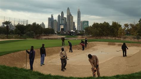 DP World Tour: Hero Dubai Desert Classic to finish on Monday after storms disrupt Rolex Series ...