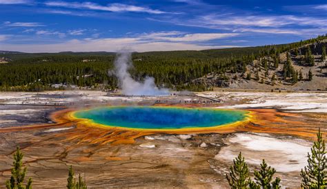 Grand Prismatic Spring 1, Yellowstone NP, Wyoming, USA Foto & Bild ...