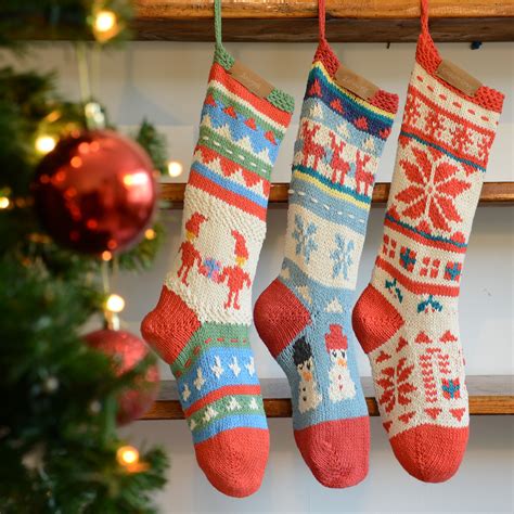 Personalised Hand Knitted Christmas Stockings – ChunkiChilli