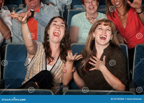 Laughing Audience In Theater Royalty-Free Stock Image | CartoonDealer ...