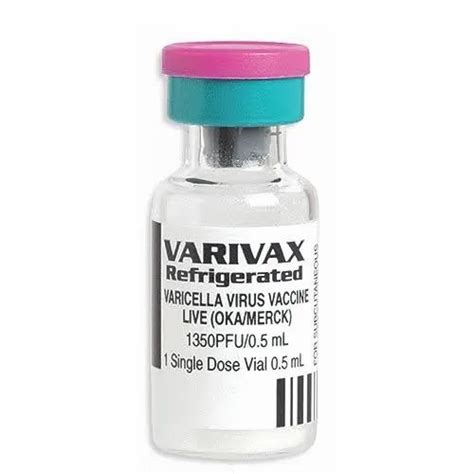 Varivax Vaccine Varicella (Live) Attenuated (2000pfu), 0.5ml In 1 Vial, Prescription at Rs 1690 ...