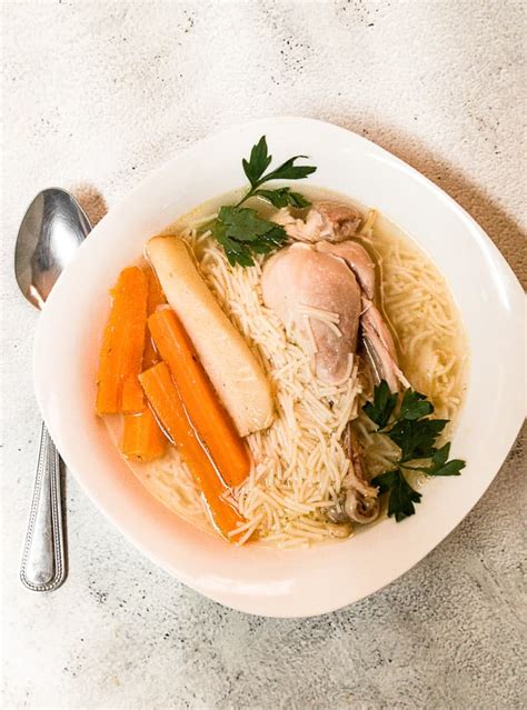 Hungarian Chicken Soup - One Sweet Harmony