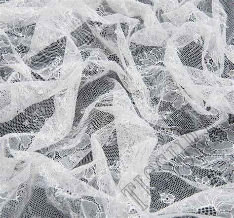 Chantilly Lace Fabric: Bridal Fabrics from France by Solstiss Sa, SKU 00040579 at $136 — Buy ...