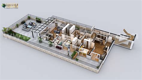 Yantram Architectural Design Studio - 3d floor plan of isometric ...