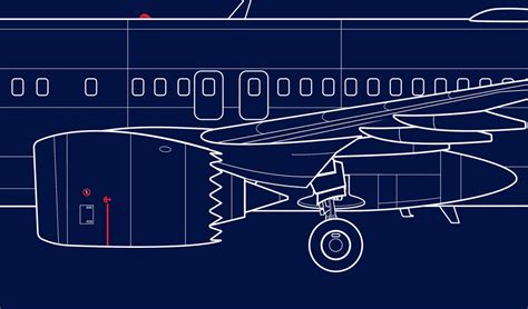 Poster Boeing 737 Max 8 Blueprint - Etsy