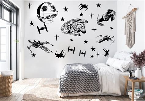 Star Wars Wall Decor Star Wars Wall Decal Star Wars Wall | Etsy