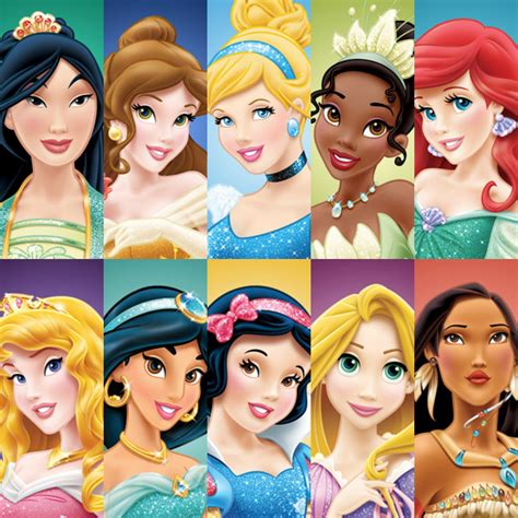 Princess Collage Makeover - Ten Original Disney Princesses Photo (38405075) - Fanpop