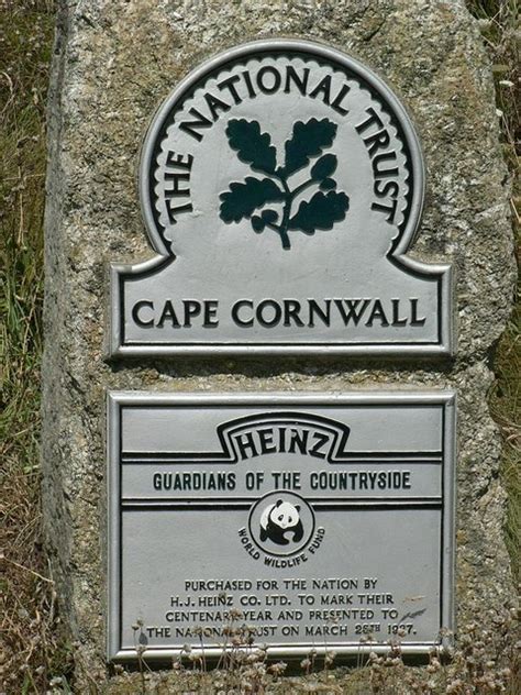 National Trust Sign, Cape Cornwall © Rich Tea cc-by-sa/2.0 :: Geograph ...