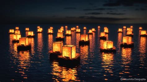 Floating lanterns on Behance