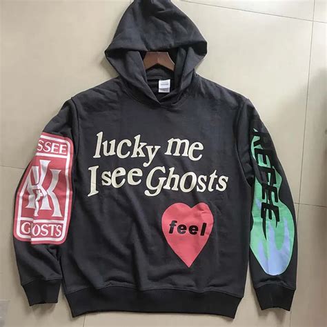 2019 Letter Graffiti Hoodie Kanye West KIDS SEE GHOSTS Hoodie Men Women ...