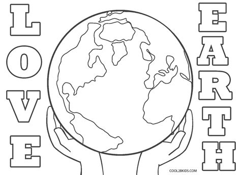 Free Coloring Pages For Earth Day