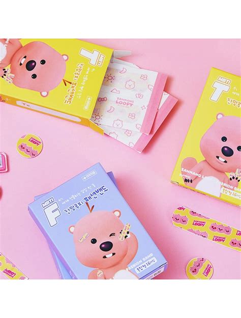 Shop Japanese and Korean Skincare and Makeup Online | Zanmang Loopy MBTI Band aid 16pcs (Radom ...