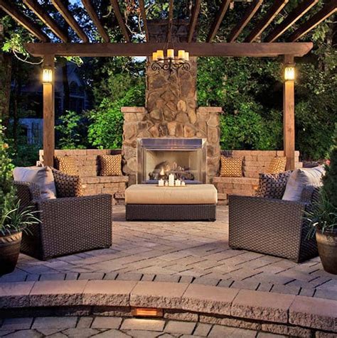 53 Most amazing outdoor fireplace designs ever