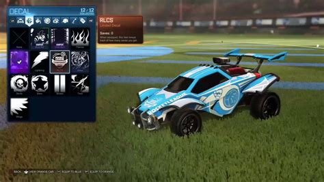 FINELY! RLCS LIMETED! OCTANE DECAL! - YouTube