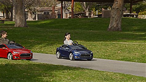 Mini Tesla Model S Kid's Toy Car