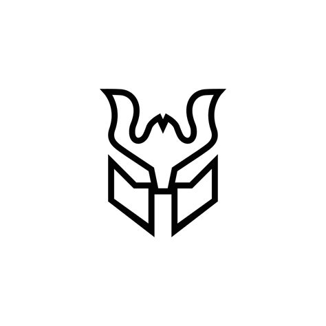 viking logo modern 21251913 Vector Art at Vecteezy