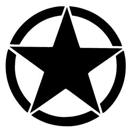 Army Star Logo Stencil | Free Stencil Gallery