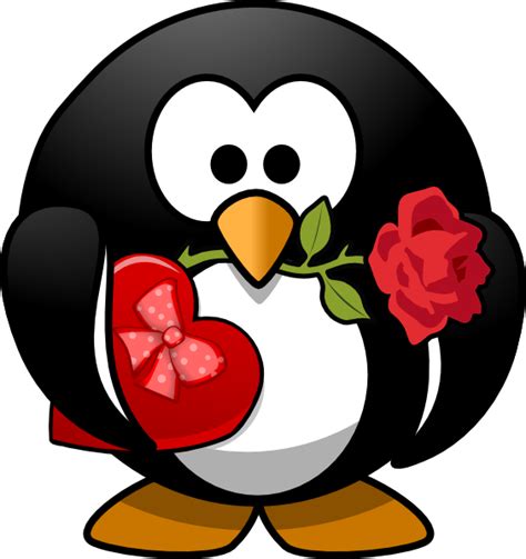 Valentine Penguin Clip Art at Clker.com - vector clip art online, royalty free & public domain