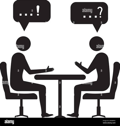 People Sitting Talking Clipart