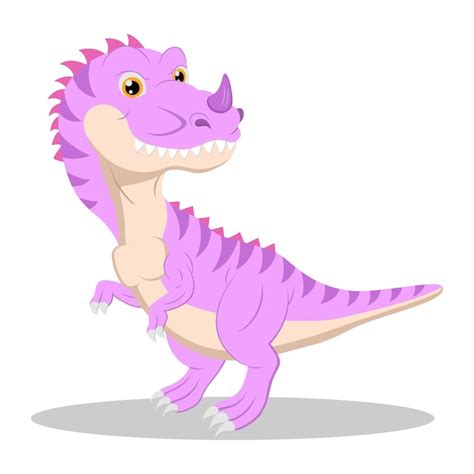 Premium Vector | Angry dinosaur cartoon on white background