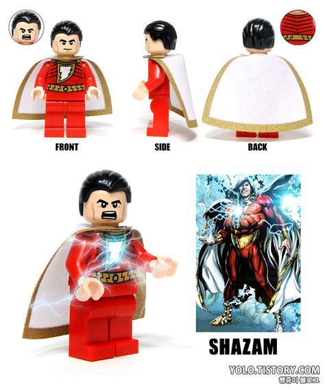 LEGO SHAZAM MINIFIGURE by Christo - a photo on Flickriver