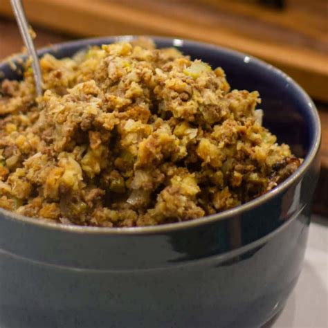 Mom's Turkey Stuffing Recipe - The Black Peppercorn