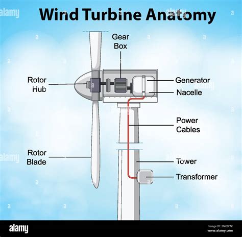 Wind turbine anatomy diagram illustration Stock Vector Image & Art - Alamy