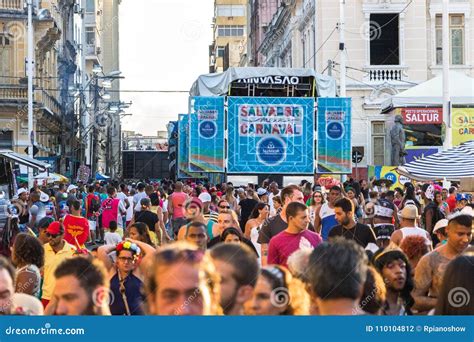 Carnival Celebration at Pelourinho in Salvador Bahia, Brazil. Editorial ...