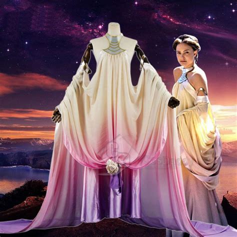 Star Wars Episode III Revenge of the Sith Padme Amidala Cosplay Costume