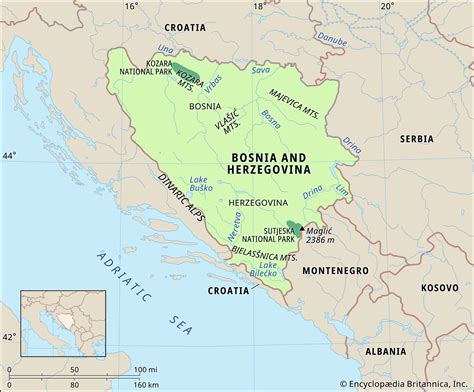 Bosnian War Map